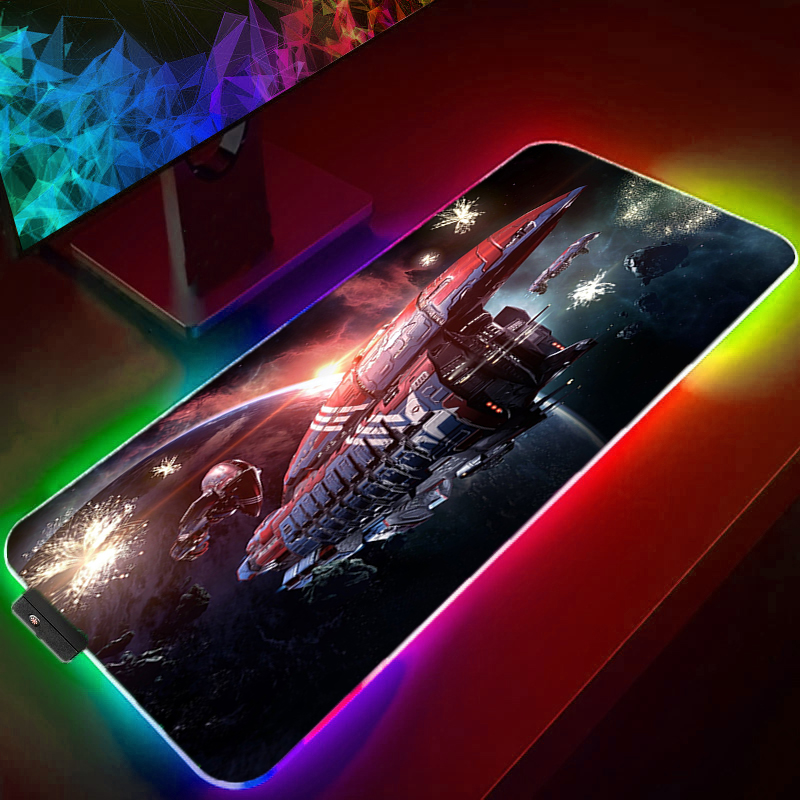 RGB Mouse Pad Gamer Large gami - Laptop Accessories Online recension och pris
