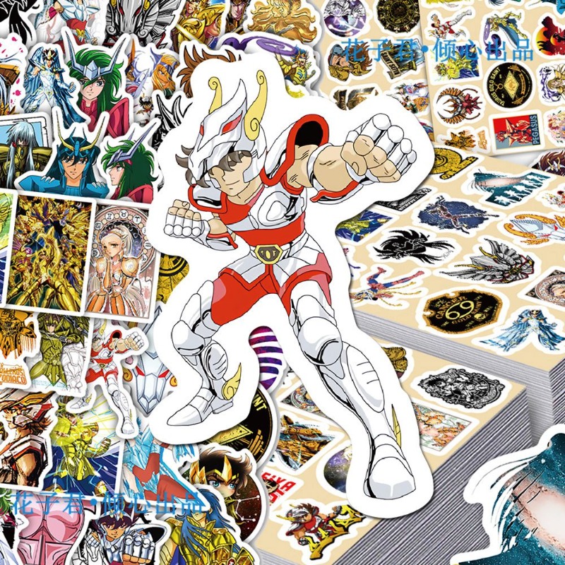 101Pcs Saint Seiya Anime Stick - Laptop Original Accessories recension och pris