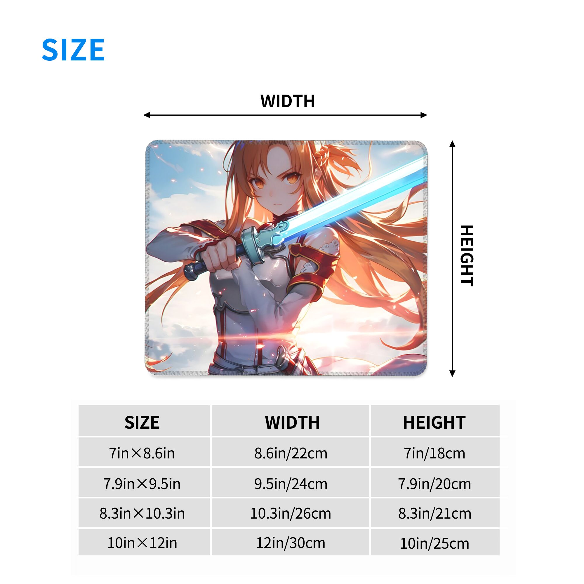 Sword Art Online Yuuki Asuna A - Laptop Accessories Online recension och pris