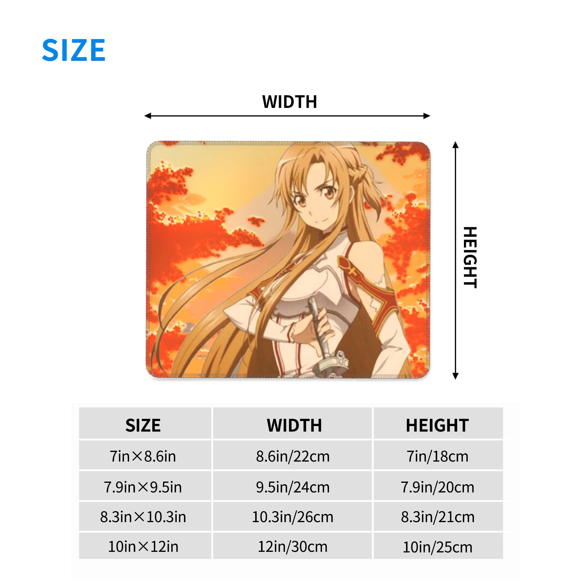 Sword Art Online Yuuki Asuna A - Laptop Accessories Online recension och pris