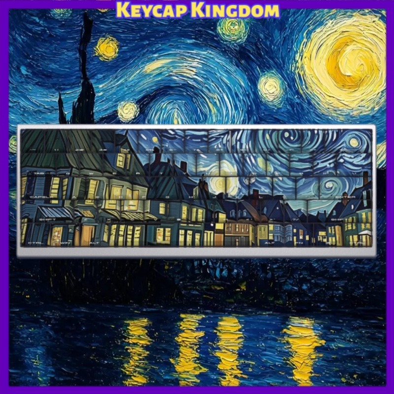 Van Gogh Starry Sky Theme Keyc - Keyboard Laptop Accessories recension och pris