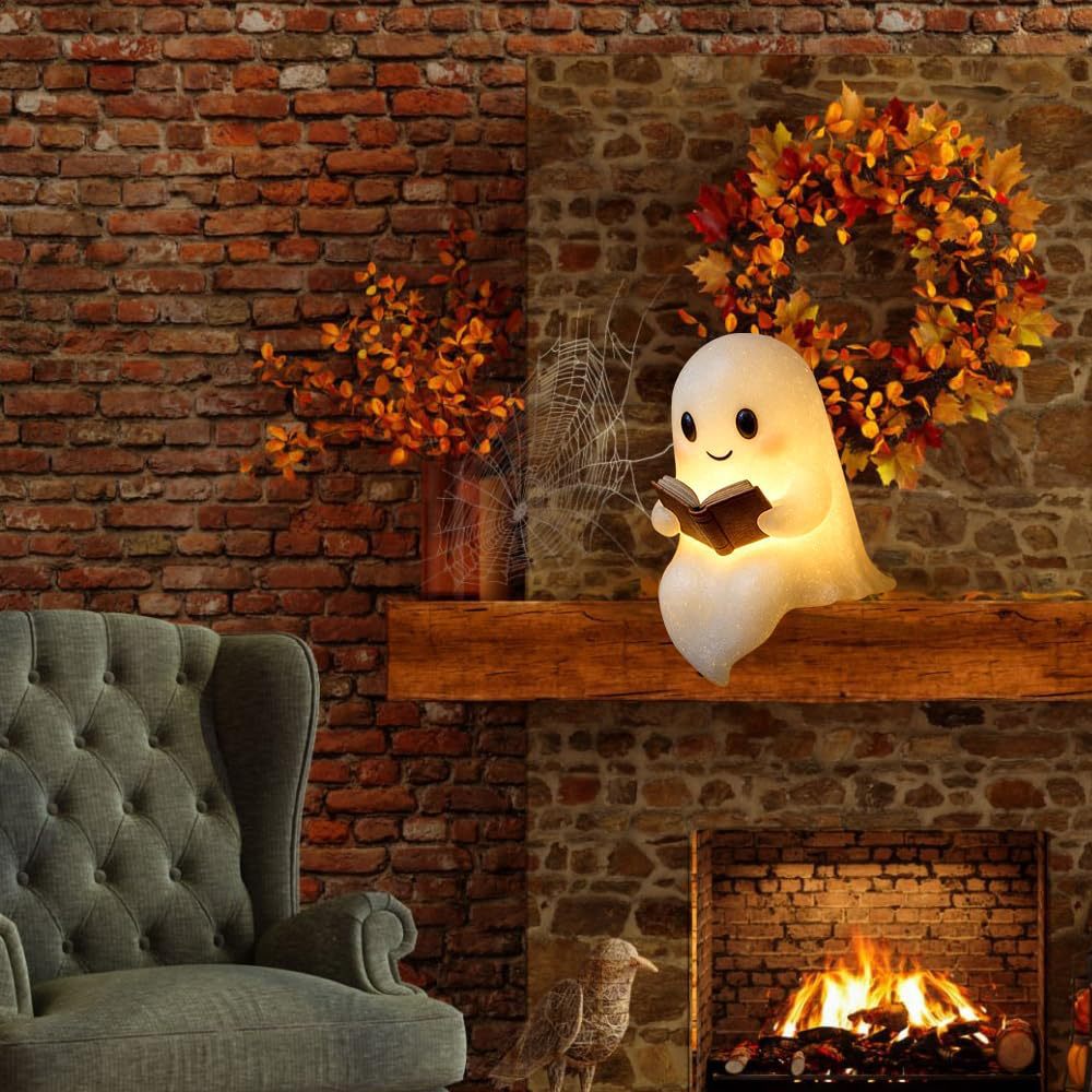 New Cute Ghost Reading Book La - Laptop Accessories Light recension och pris