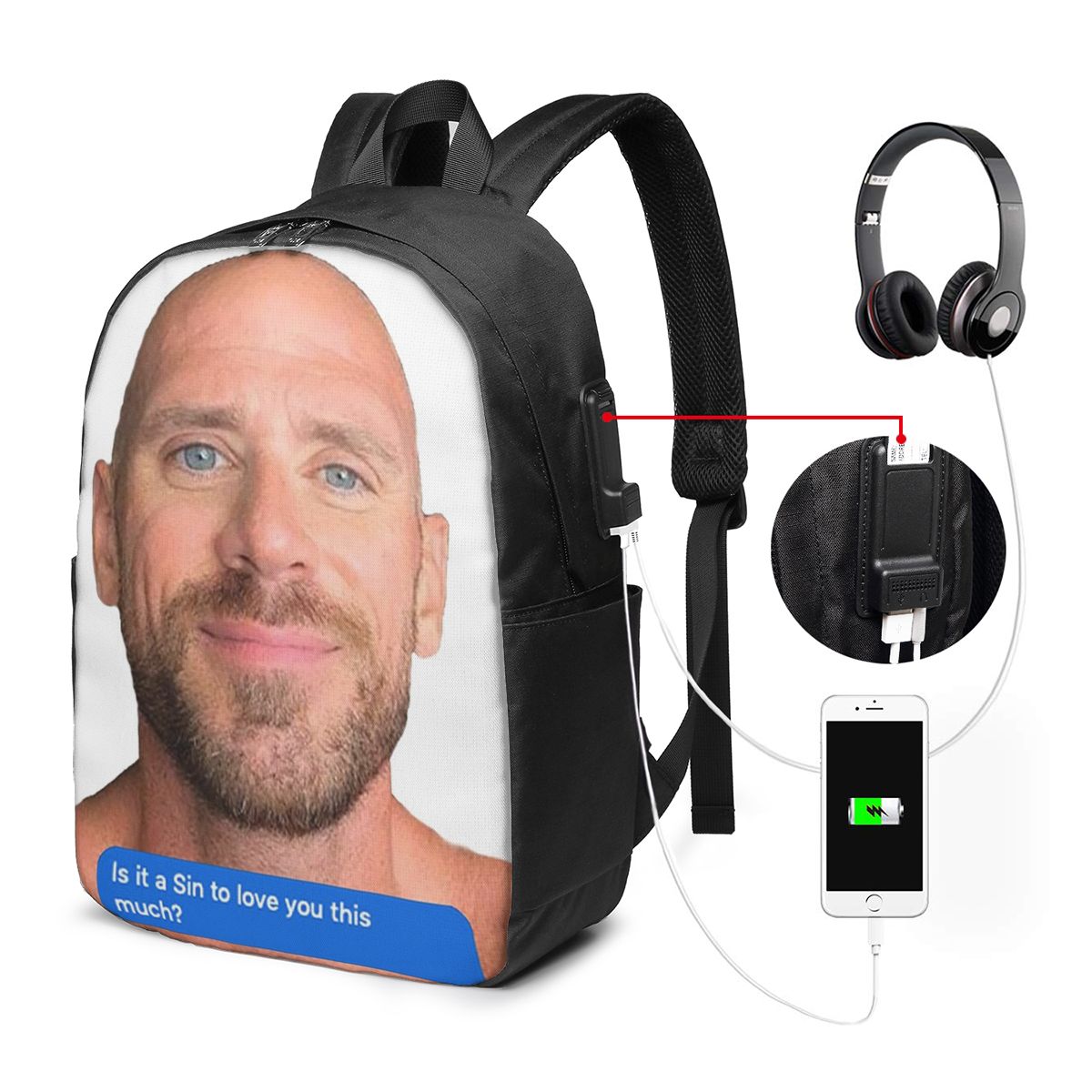 Johnny Sins Flirty Text Bubble - Laptop Original Accessories recension och pris