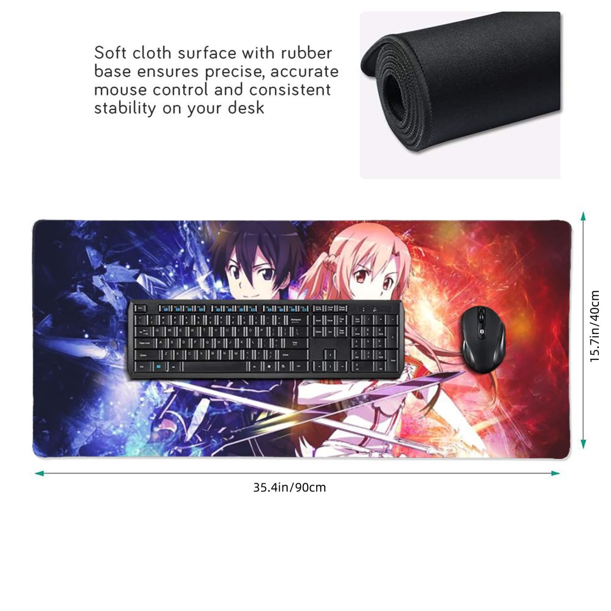 Large Mouse Pad Sword Art Onli - Laptop Accessories Online recension och pris