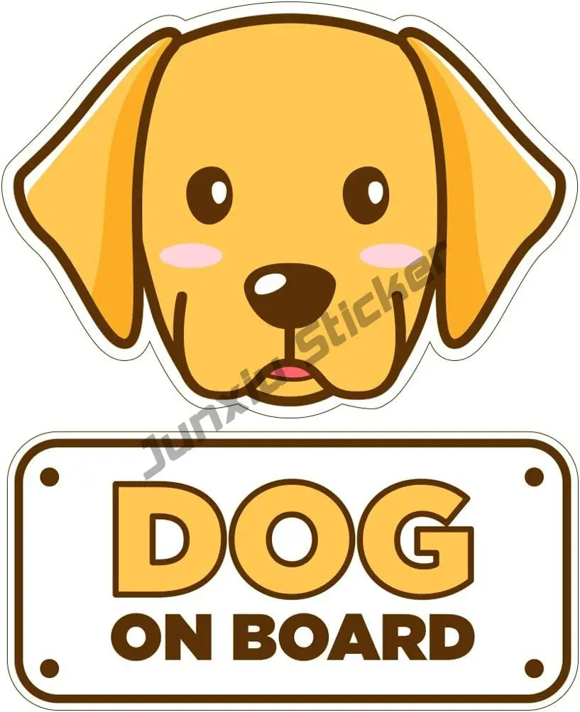 Dog on Board Car Sticker Bumpe - Laptop Accessories Online recension och pris