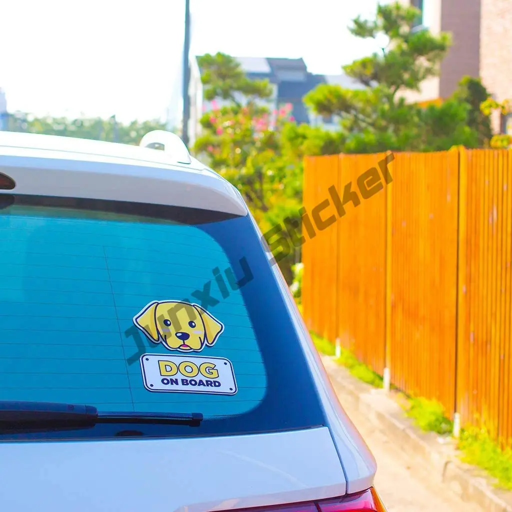 Dog on Board Car Sticker Bumpe - Laptop Accessories Online recension och pris