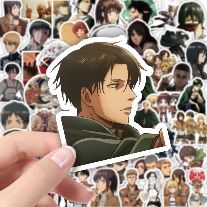 60Pcs Attack on Titan Anime St - Laptop Original Accessories recension och pris