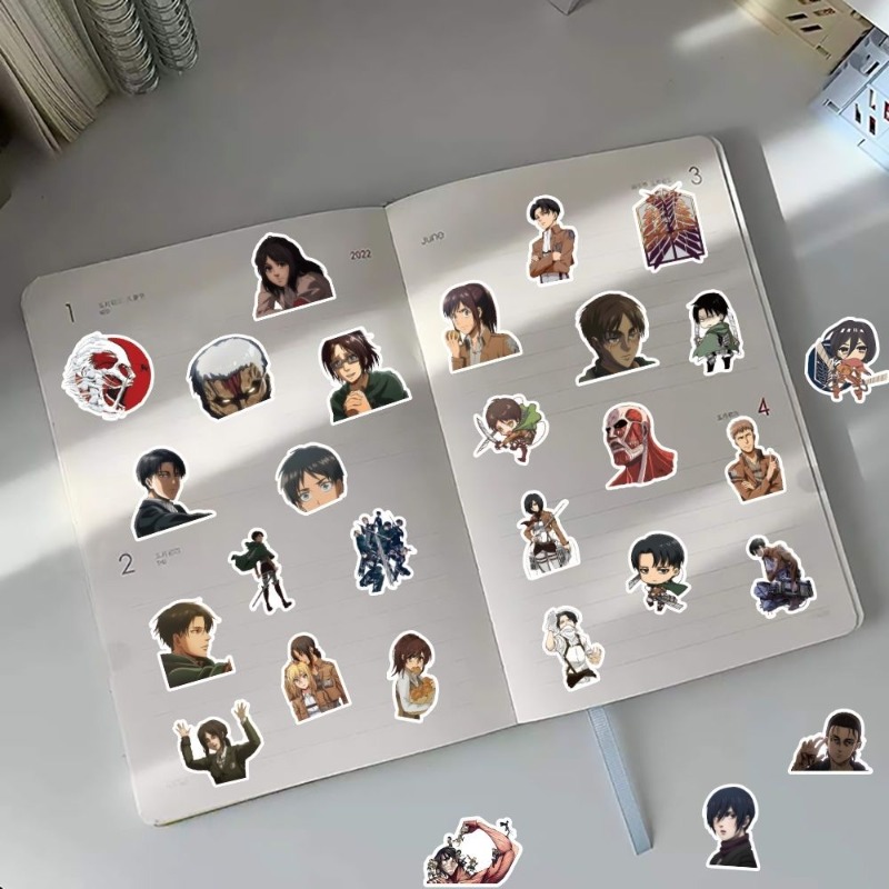 60Pcs Attack on Titan Anime St - Laptop Original Accessories recension och pris