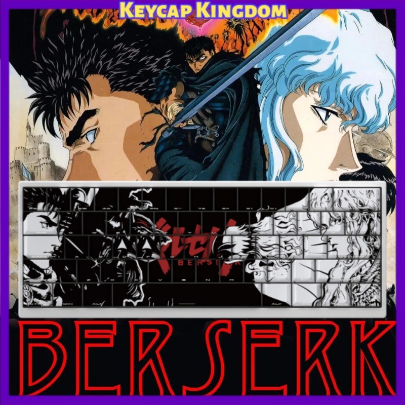 BERSERK Theme Anime Keycap 98  - Keyboard Laptop Accessories recension och pris