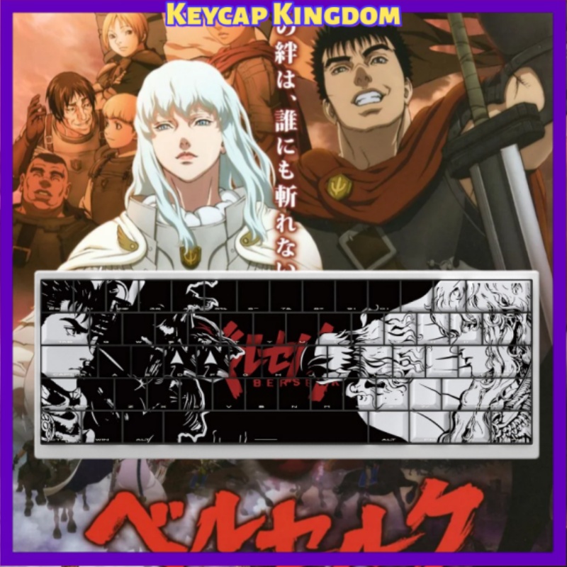 BERSERK Theme Anime Keycap 98  - Keyboard Laptop Accessories recension och pris