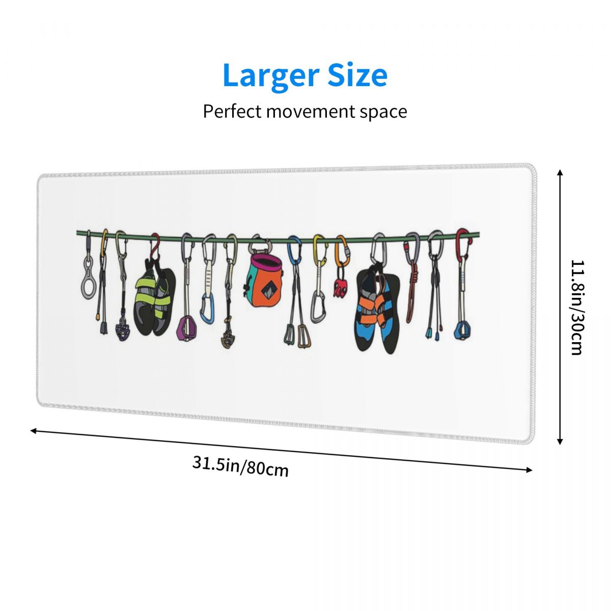 Large Mouse Pad Climbing Gear  - Laptop Accessories Online recension och pris
