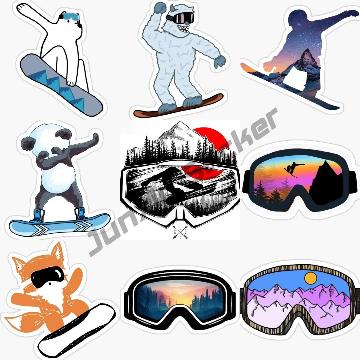 Personality Snowboard Mask Car - Laptop Accessories Online recension och pris