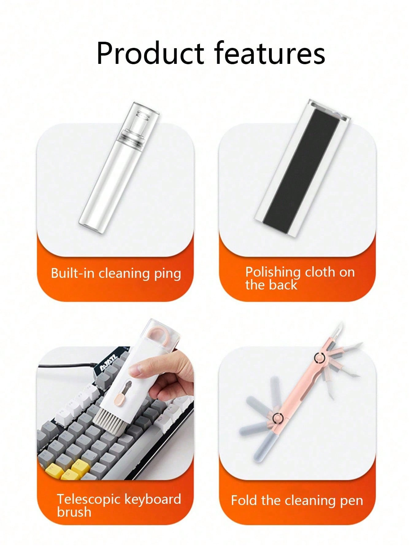 7-in-1 Multifunctional Compute - Screen Cleaning Kit recension och pris