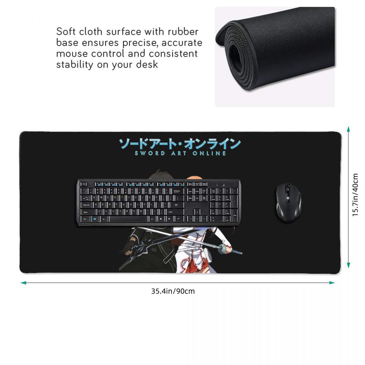 Large Mouse Pad Sword Art Onli - Laptop Accessories Online recension och pris