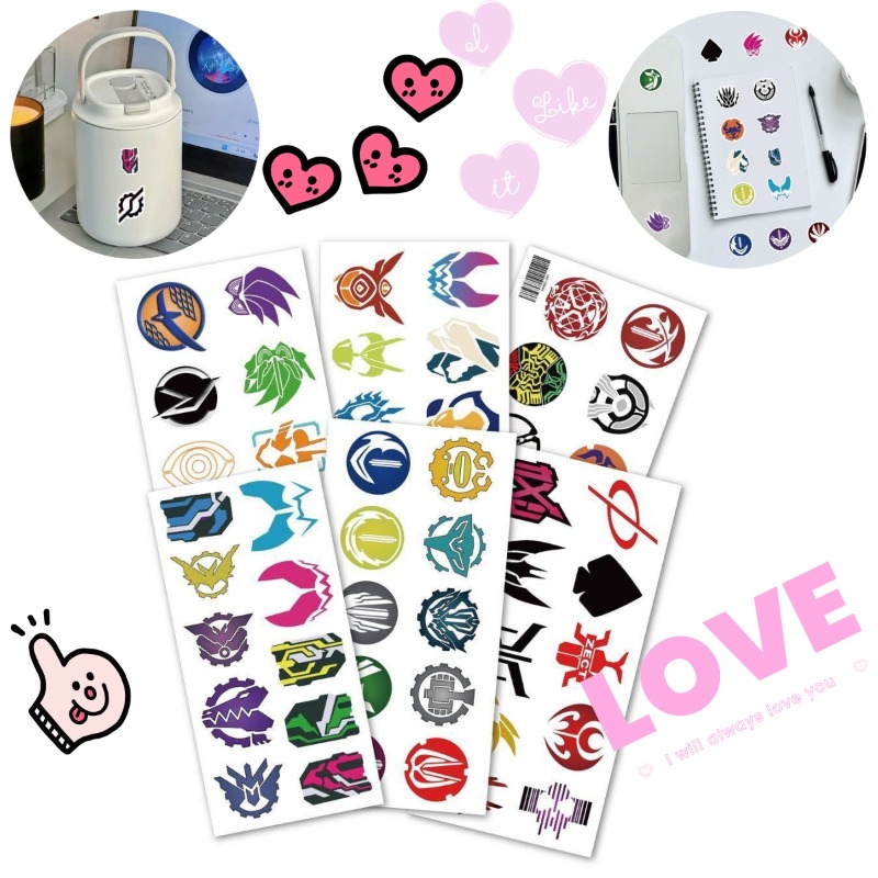 60 Sheets Kamen Rider Logo Sti - Laptop Original Accessories recension och pris