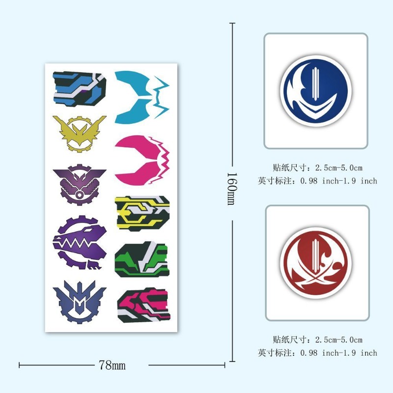 60 Sheets Kamen Rider Logo Sti - Laptop Original Accessories recension och pris